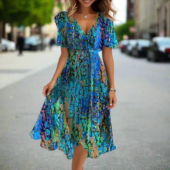 Shaina™ - Printed Summer Dress