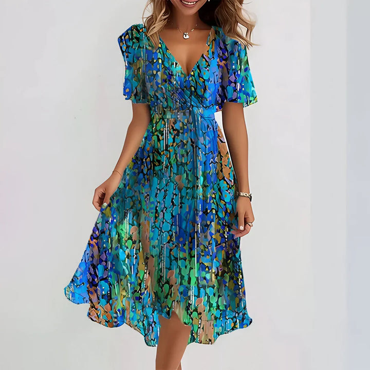 Shaina™ - Printed Summer Dress