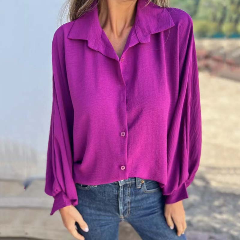 Fenna™ - Polo Button-Up Blouse